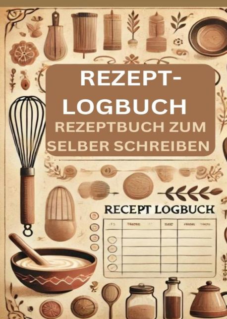 Rezept-Logbuch : Rezeptbuch zum selber schreiben Geschenkidee