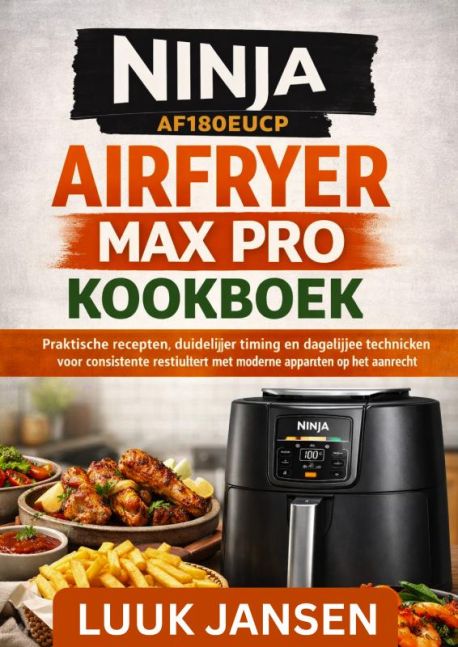 NINJA AF180EUCP AIRFRYER MAX PRO KOOKBOEK