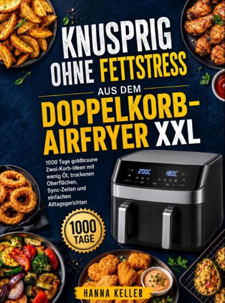 Knusprig ohne Fettstress aus dem Doppelkorb-Airfryer XXL